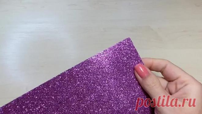 Великолепная 3D Снежинка из фоамирана