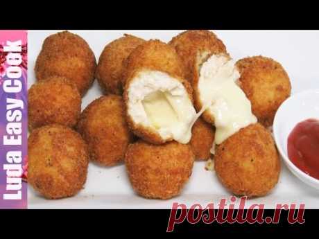 ВКУСНЕЙШИЕ КУРИНЫЕ НАГГЕТСЫ с Сыром рецепт - Homemade Chicken Nuggets Recipe with cheese gà phô mai