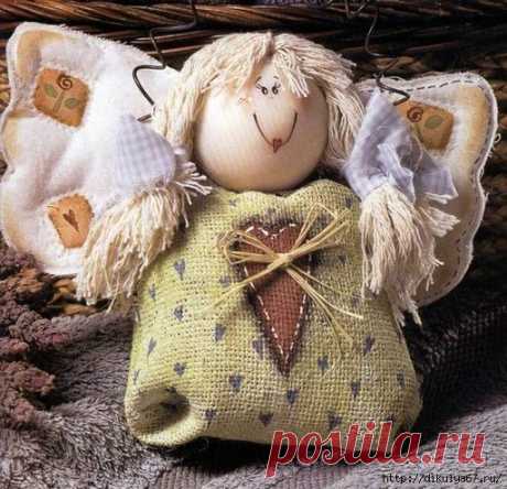 Мягкая игрушка своими руками. Ангелок / Мягкие игрушки, тильда своими руками. Выкройки, мастер классы, фото / Ёжка - стихи, загадки, творчество и уроки рисования для детей