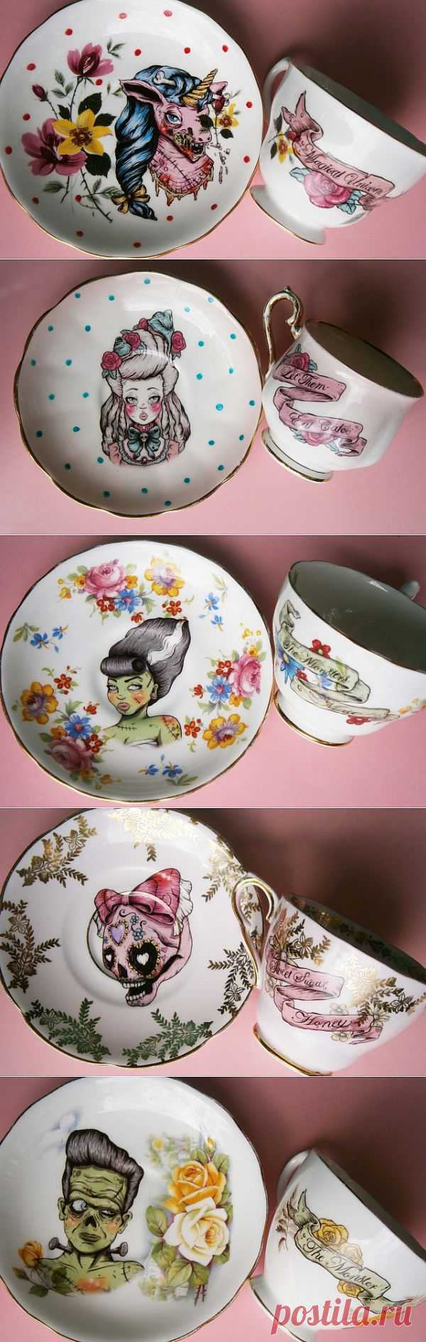 Трэш - посуда / Креатив / Модный сайт о стильной переделке одежды и интерьера