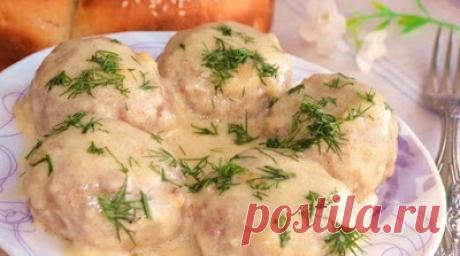 Мясные тефтели в молочном соусе