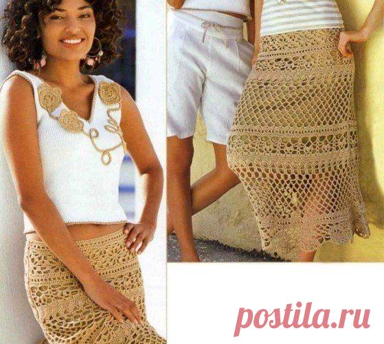 Кружевная юбка на подкладе - Юбки,шорты,штаны - Вязание крючком -МАСТЕР-КЛАССЫ ПО РУКОДЕЛИЮ- Страна рукоделия