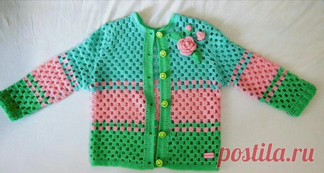 « Вязание крючком .Кофточка 