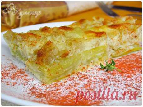 Запеканка с луком пореем и сыром | Я кулинар
