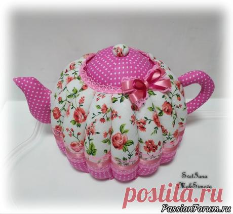 Грелочка на чайник "Розочки"