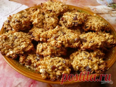 Печенье с бананом и овсяными хлопьями - пошаговый рецепт с фото на Повар.ру