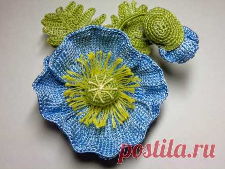 Irish crochet &amp;: МАК 2 от Ксении