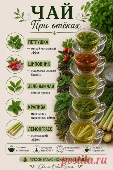 Чай при отеках