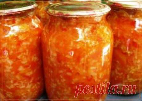 Консервированный, овощной салат с рисом на зиму | Рецепты вкусно