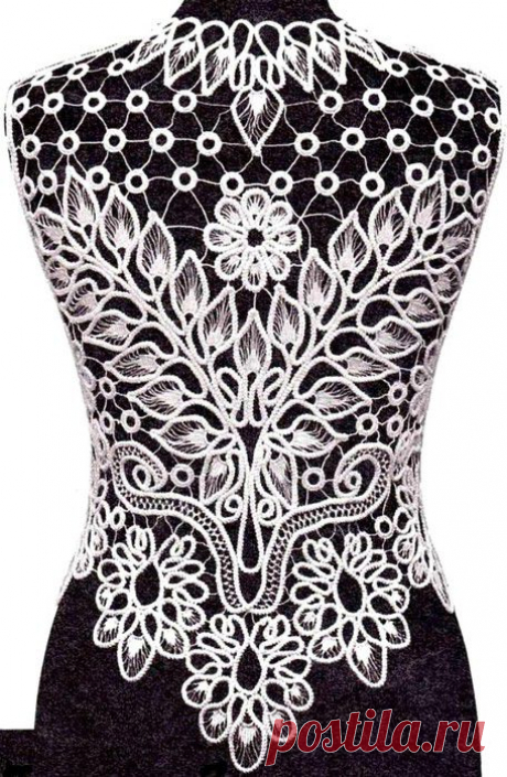 Шнурковые кружева в изделиях