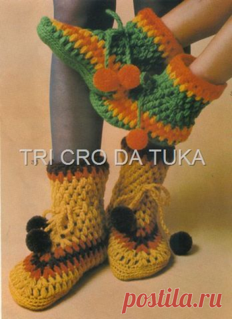 Тапочки попкорн.