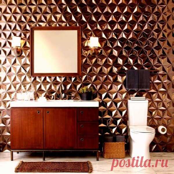 3 необычных идеи декора для ванной комнаты