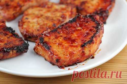 Мед С Чесноком Свиные Отбивные Рецепт | BlogChef.net