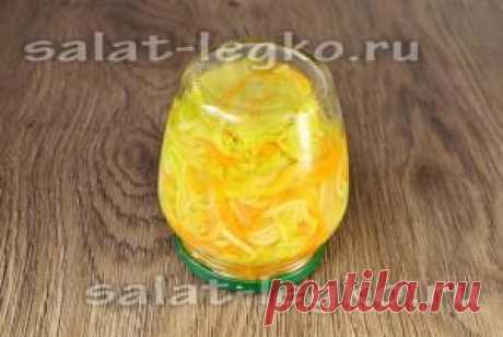 Салат из кабачков по-корейски на зиму