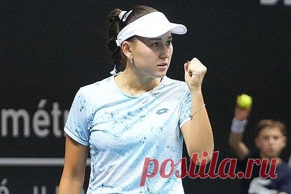 Сменившая гражданство российская теннисистка выиграла турнир WTA