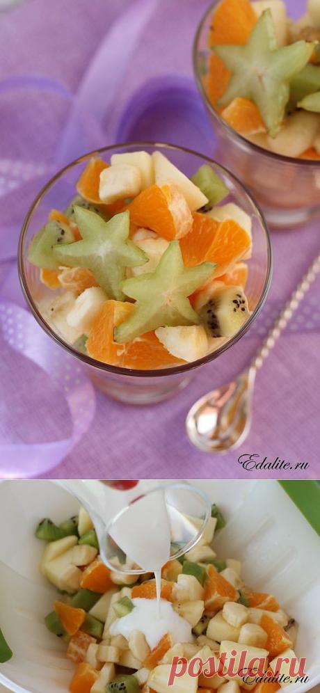 Фруктовый салат — 56 ккал | Рецепт с Фото | Вкусно, Полезно, Легко | Edalite.ru