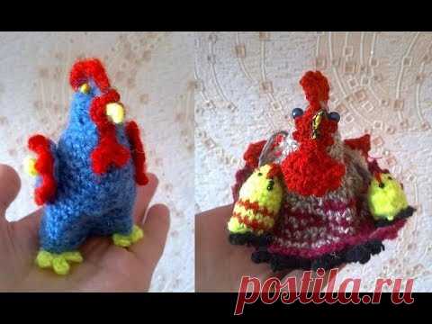 М.К. Курочка с цыплятами крючком. ч. 1