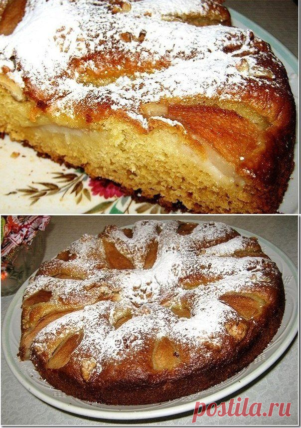 Как приготовить вкуснейший грушевый пирог к вечернему чаю - рецепт, ингридиенты и фотографии