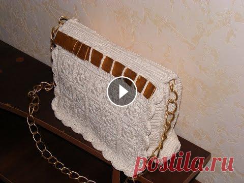 Вязаная крючком Сумочка  Похожая  от Red Valentino ч4 Вязаная крючком Сумочка Похожая от Red Valentino ч4...