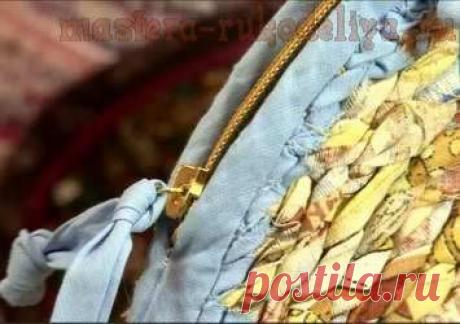 Мастера рукоделия - рукоделие для дома. Бесплатные мастер-классы, фото и видео уроки - Видео мастер-класс: Плетеная сумка