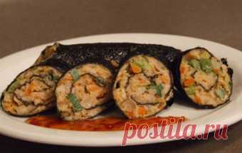 Горячие роллы с мясом / Роллы / TVCook: пошаговые рецепты с фото