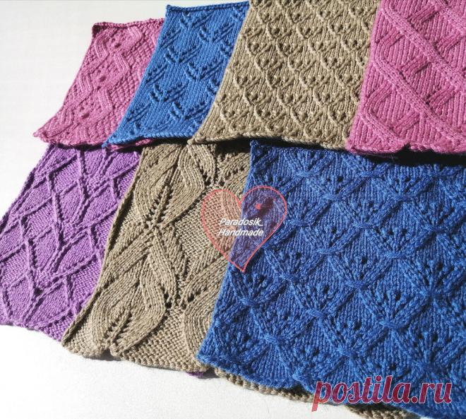 7 оригинальных ажурных узоров спицами. Подробное описание и схемы вязания – Paradosik Handmade - вязание для начинающих и профессионалов