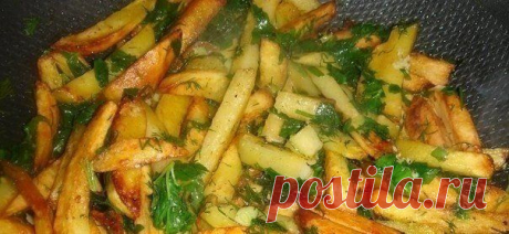 Жарим картошку правильно. С румяной корочкой.