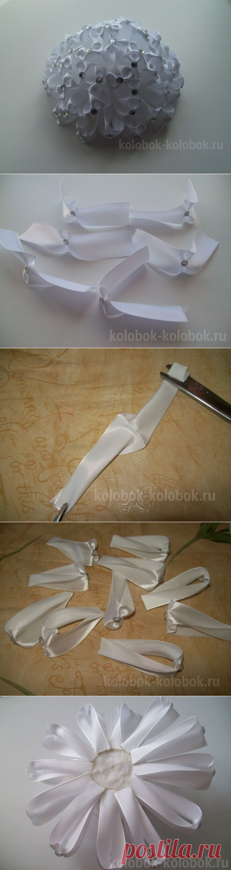 Бант королевский из лент