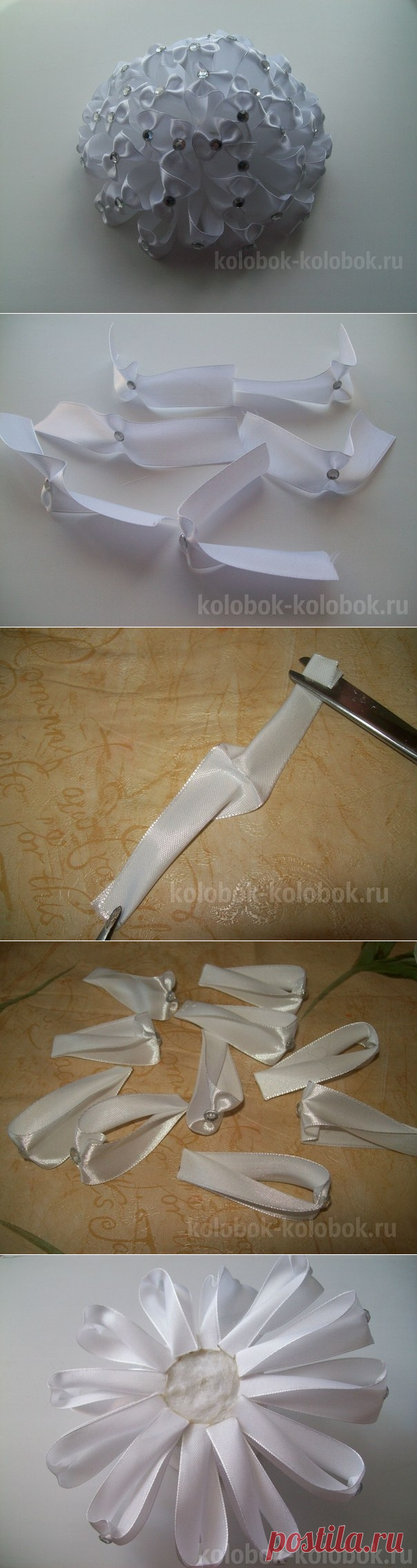 Бант королевский из лент