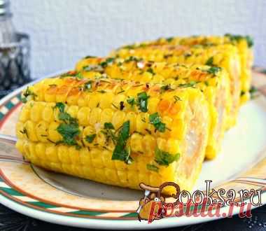 Обжаренная кукуруза с ароматным маслом фото рецепт приготовления