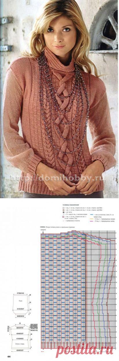 Модель женского пуловера