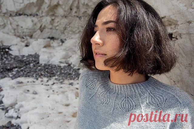 Джемпер спицами, подборка со схемами узоров. | Ольга Прилуцкая, вязание - это модно | Дзен