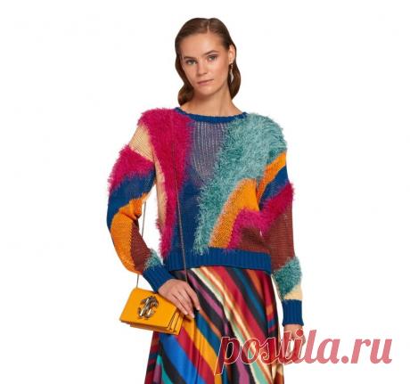 Вязаная одежда от Роберто Кавалли. Вязальщицам для вдохновения | Рукоделие и дети — ДЕТВОРЯНДИЯ | Яндекс Дзен