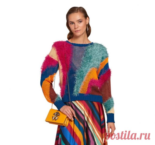 Вязаная одежда от Роберто Кавалли. Вязальщицам для вдохновения | Рукоделие и дети — ДЕТВОРЯНДИЯ | Яндекс Дзен