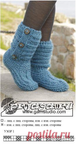 Угги спицами