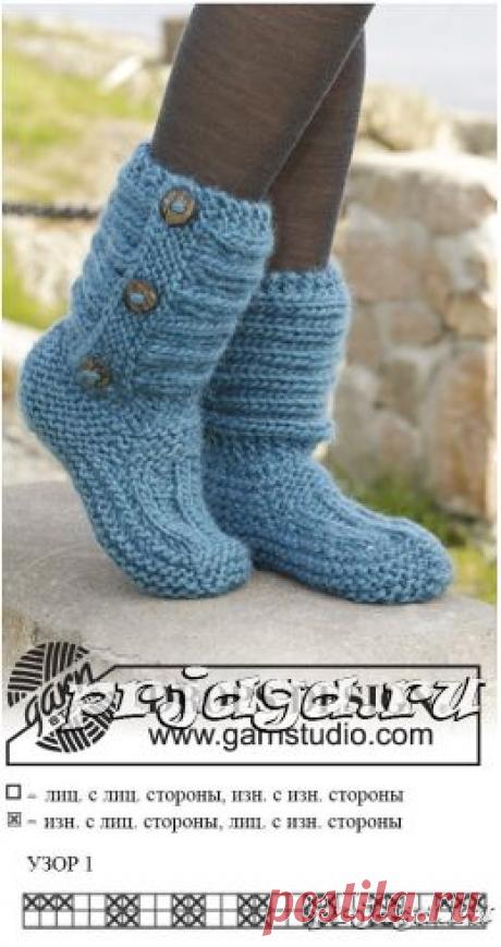 Угги спицами