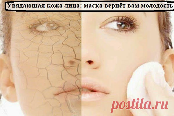Всё самое интересное!: Увядающая кожа лица: маска вернёт вам молодость