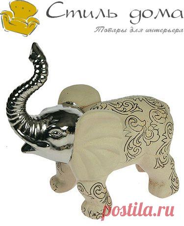 Интерьеное изделие Слон, керамика 25*11*24см (894522) купить за 839 руб.