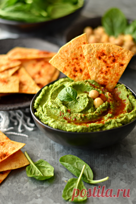 Hummus de Espinafre