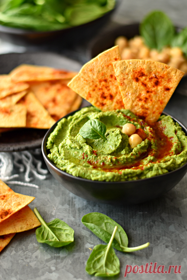 Hummus de Espinafre
