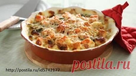 ЗАПЕКАНКА ИЗ РЫБЫ С ОВОЩАМИ.