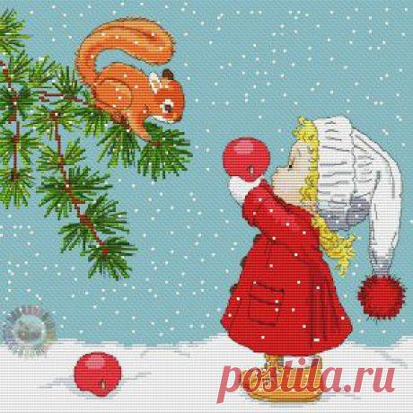Зимняя вышивка схемы. Зимняя вышивка для детей. | Все о рукоделии: схемы, мастер классы, идеи на сайте labhousehold.com