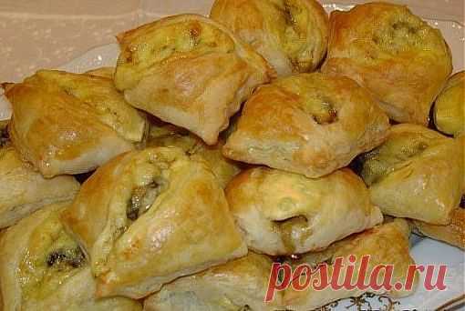 Закусочные пирожки с грибами и сыром | Семья и дом