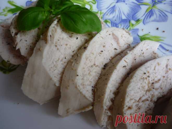 Куриная грудка,сваренная за пять минут