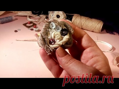 Boho Brooch - First flower