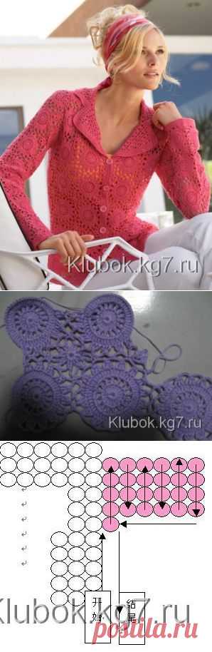 жакет из мотивов