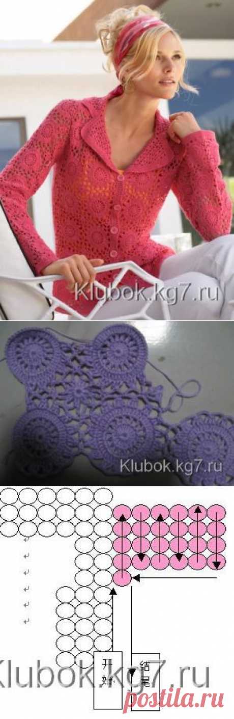 жакет из мотивов