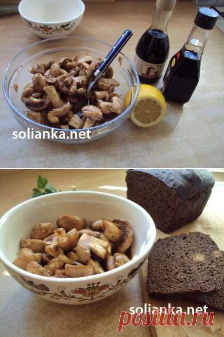 Грибы маринованные - рецепт