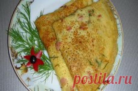 Блины с припеком, рецепт с фото