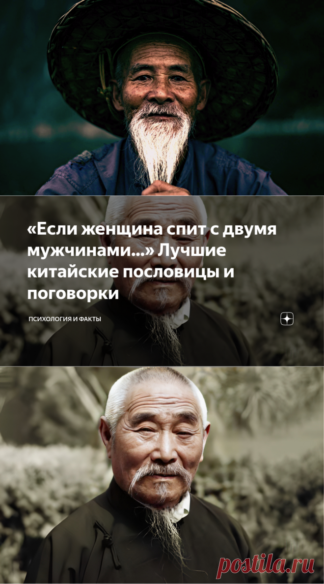 «Если женщина спит с двумя мужчинами...» Лучшие китайские пословицы и поговорки | Психология и Факты | Дзен